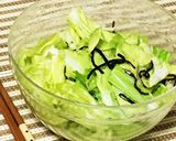 塩昆布ときざみにんにく☆キャベツのサラダ作り方5写真