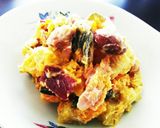 かぼちゃとさつま芋の豆サラダ作り方7写真