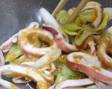 ボイルイカと長ねぎの酢味噌和え♪作り方2写真