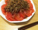 焦がしニンニクじゃこトマト作り方5写真