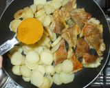 魚・赤魚とじゃが芋の簡単カレー粉炒めもの作り方8写真