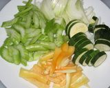 残り野菜とベーコンのトマトソースパスタ作り方4写真