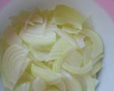 鮭とほうれん草と玉ねぎの甘旨クリーム煮作り方3写真