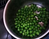 グリンピースの保存☆即席豆ごはん作り方2写真