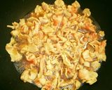 豚肉と水菜と卵の炒め蒸し(丼)作り方4写真