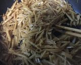 竹の子だけのきんぴら作り方4写真