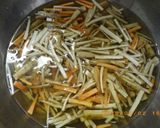 土鍋で作るゴボウたっぷり　鯛めし。作り方4写真
