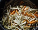 土鍋で作るゴボウたっぷり　鯛めし。作り方6写真