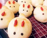 うさぎパン (手捏ね)作り方12写真