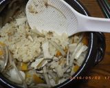 土鍋で作るゴボウたっぷり　鯛めし。作り方13写真