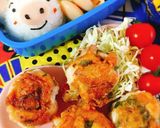 お弁当に！チーズと大葉で鶏胸肉の丸め焼き作り方5写真
