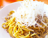 ゆかりとたっぷり白髪ネギの簡単和風パスタ作り方5写真