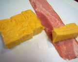 玉子焼のベーコン巻作り方1写真