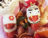 簡単 キャラ弁 おかず ちくわタコ星人⑤作り方11写真
