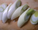 レタスともやし 長ネギの白だしスープ！！作り方1写真