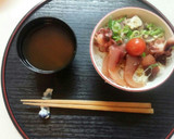 血管プラークダイエット食748（海鮮丼）作り方1写真