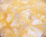 京都おばんざいかぶと豆腐のふわとろ卵とじ作り方3写真