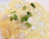 京都おばんざいかぶと豆腐のふわとろ卵とじ作り方4写真