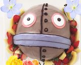 キャラケーキ だだんだん 立体ケーキ作り方12写真