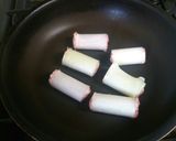 お弁当にも！ノンオイル！長ネギの肉詰め作り方5写真