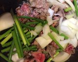 牛肉とニンニクの芽と玉ねぎオイスター炒め作り方3写真