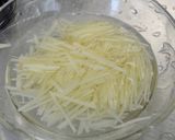 細切りポテトの卵とじ作り方1写真
