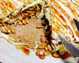 フライパンでお好み焼き◆納豆モダン作り方7写真