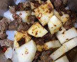 圧力鍋で、牛すじの煮込み作り方5写真