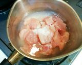 ゆで鶏モモのバジル風味★ノンオイル作り方4写真