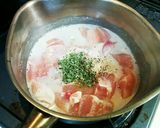 ゆで鶏モモのバジル風味★ノンオイル作り方5写真