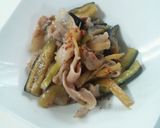 お肉たっぷり♪茄子と新生姜の炒めもの♪作り方3写真
