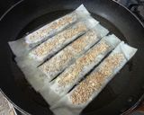 ゴマ香る焼き春巻き作り方8写真
