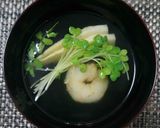 海老と筍ののおすまし作り方4写真