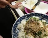 ゴマ油香る大葉とミョウガの焼きおにぎり作り方4写真
