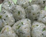 ゴマ油香る大葉とミョウガの焼きおにぎり作り方6写真