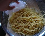 ボール１つで♪トマトとバジルの冷製パスタ作り方4写真