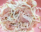 玉ねぎスライスとムネ肉の旨旨和え物作り方3写真