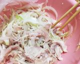 玉ねぎスライスとムネ肉の旨旨和え物作り方4写真