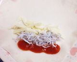 我が家のおつまみ♪ しらすのピザ風春巻き作り方1写真