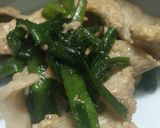 焼肉のたれde豚ニラ炒め作り方6写真