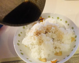 煮物の残りと白ご飯で簡単レンジの筍ご飯作り方3写真