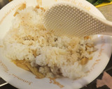 煮物の残りと白ご飯で簡単レンジの筍ご飯作り方6写真