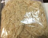 竹の子千切りの冷蔵庫保存で一品作り方5写真