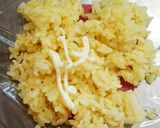 ★半熟ちびたまのハム巻きカレーおにぎり★作り方4写真