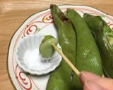 空豆そのまま焼き作り方5写真