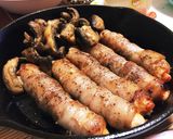 ちくわの豚バラ巻きinキムチチーズ♫作り方4写真