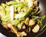 鶏胸肉とキャベツの柚子ごしょう炒め★作り方5写真