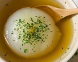 新たまねぎの丸ごとスープ作り方3写真