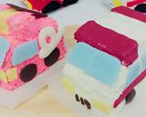 男の子＊働く車＊立体＊ミニ救急車ケーキ作り方5写真