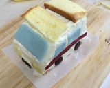 男の子＊働く車＊立体＊ミニ救急車ケーキ作り方21写真